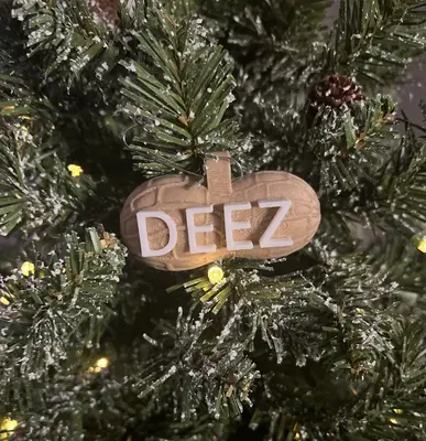 Deez Nuts Funny Ornament - Christmas Ornament with \
