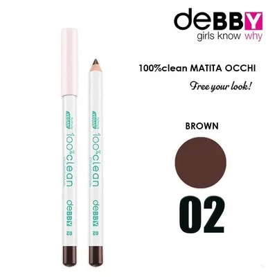 Debby 100% Eye Pencil Clean 2 Brown