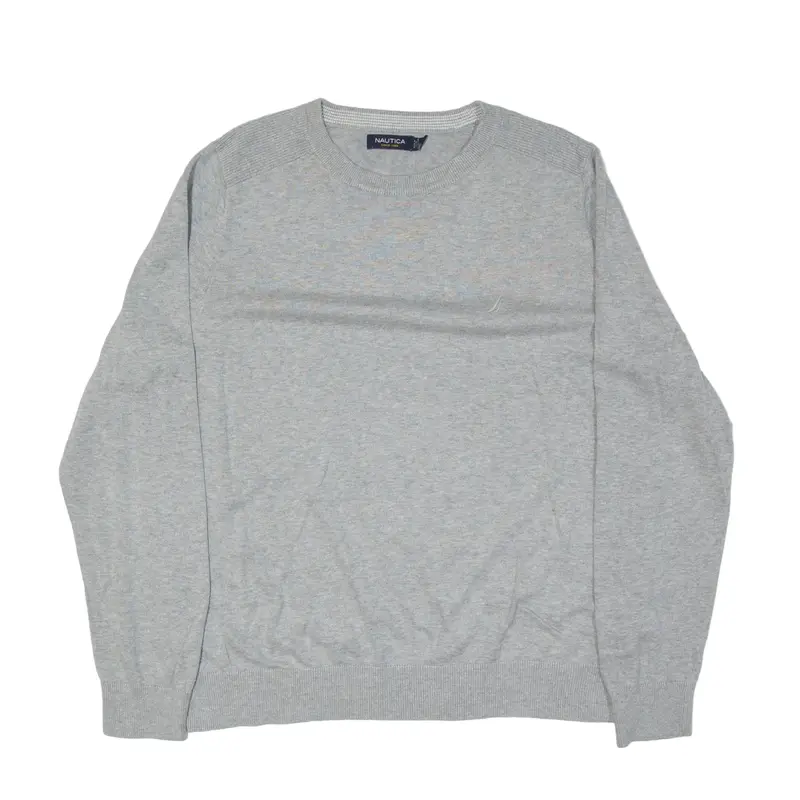 NAUTICA Jumper Grey Tight Knit Mens M