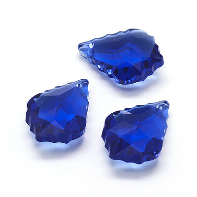 Faceted Glass Pendants