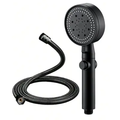 High-pressure Showerhead with Hose, 1 Count Handheld Shower Head with 5 Spray Modes, Durable Filtered Showerhead, Shower Equi...