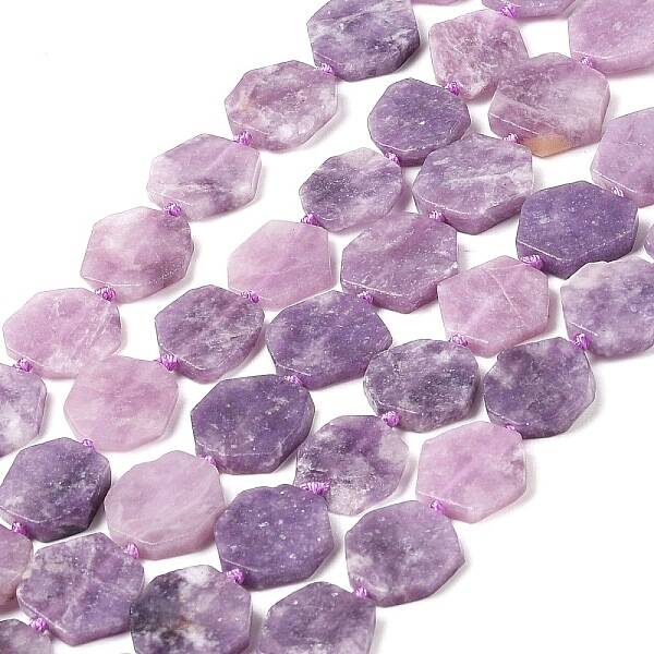 Natural Lepidolite Beads Strands