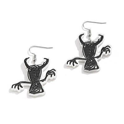 Halloween Cartoon Acrylic Ghost Dangle Earrings for Women