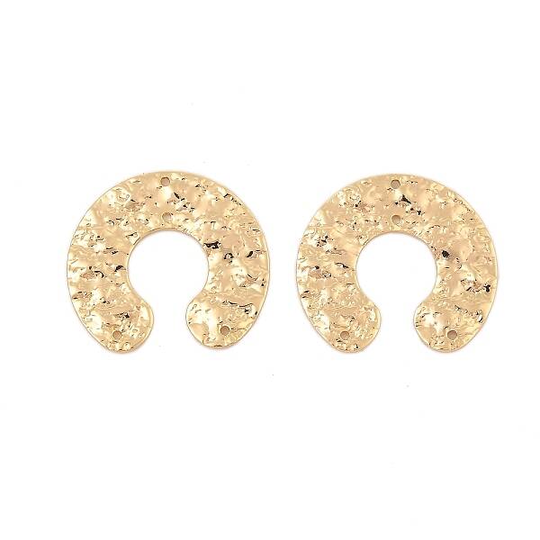 Brass Textured Horseshoe Chandelier Component Links