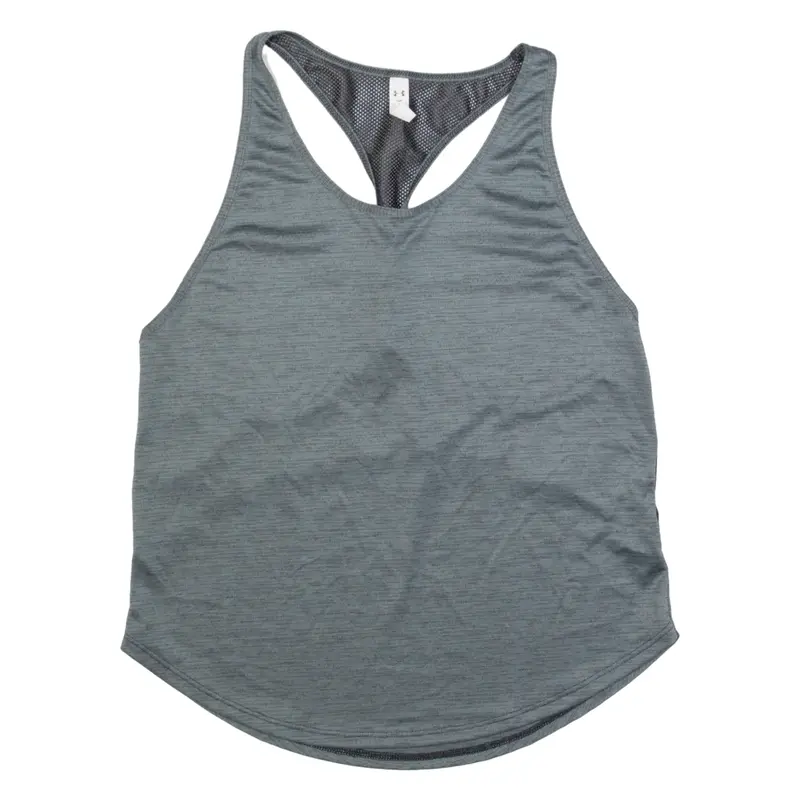UNDER ARMOUR Womens Vest Grey Sleeveless S