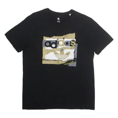 ADIDAS Mens T-Shirt Black M