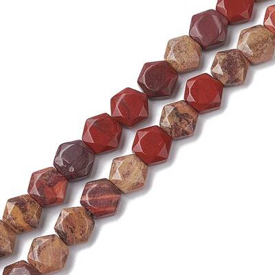 Natural Red Rainbow Jasper Beads Strands