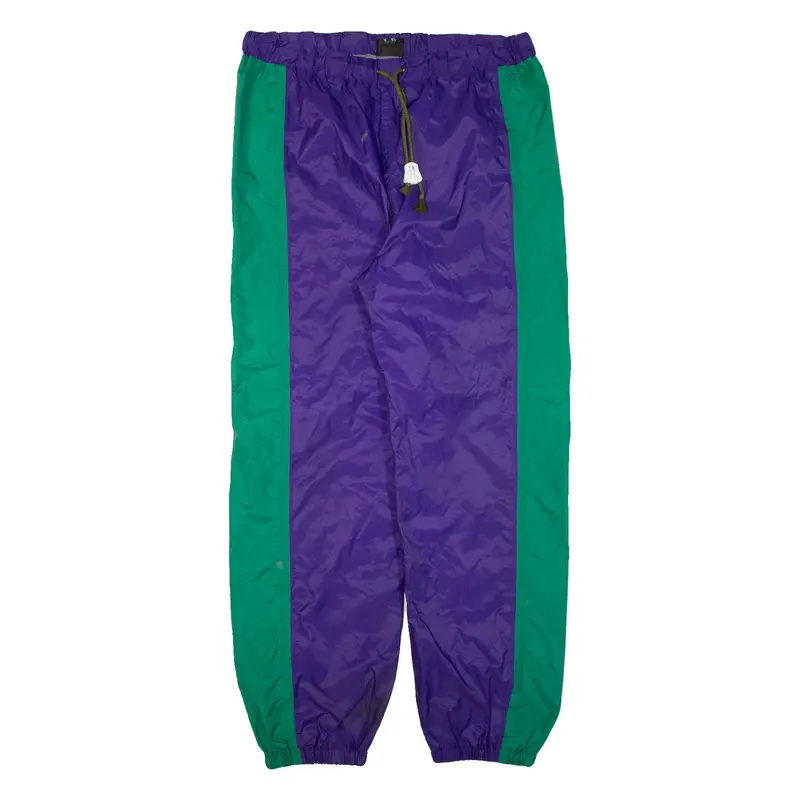 ARTISTIC Mens Trousers Purple Regular Tapered 90s W34 L30