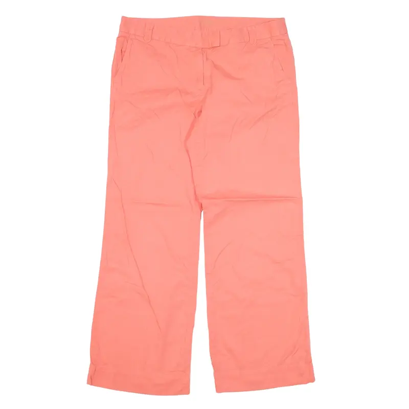 J.CREW Trousers Pink Regular Wide-Leg Womens W34 L28