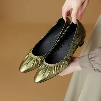 CHIKO Meilani Round Toe Kitten Heels Pumps Shoes