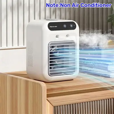 Portable Air Cooler Fan, Energy Saving Water Cooling Fan for Room & Office Use, Efficient Cooling Solution for Home & Car Env...