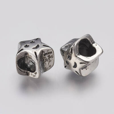 Ion Plating(IP) 304 Stainless Steel European Beads