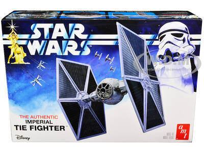 Skill 2 Model Kit Imperial Tie Fighter Star Wars (1977) Movie Model by AMT