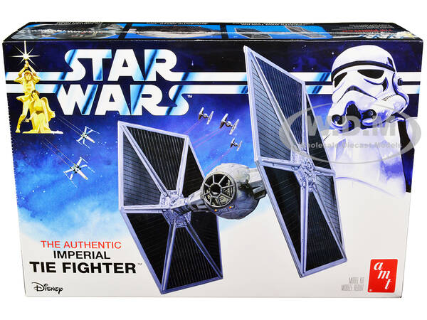 Skill 2 Model Kit Imperial Tie Fighter Star Wars (1977) Movie Model by AMT
