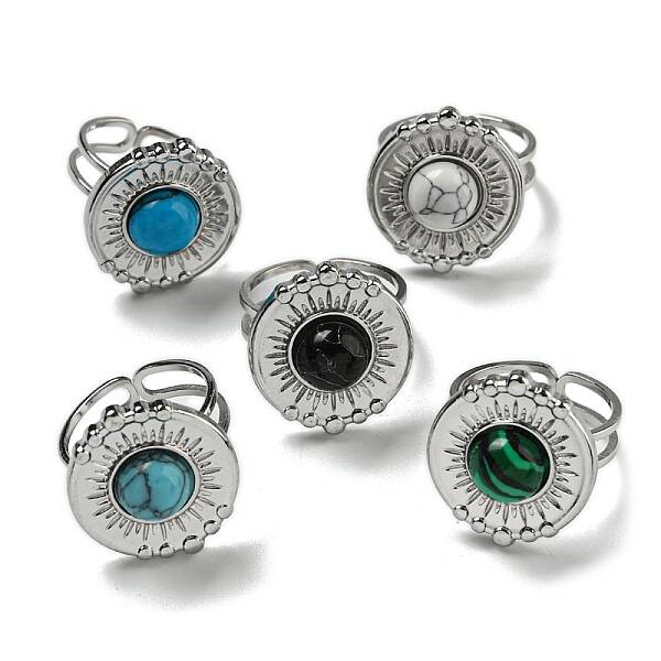 304 Stainless Steel Open Cuff Rings