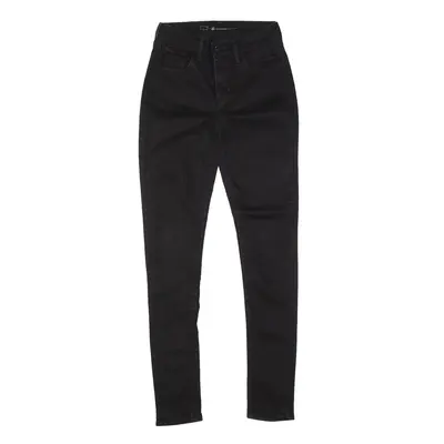LEVI'S High Rise Jeans Black Denim Slim Skinny Womens W25 L30