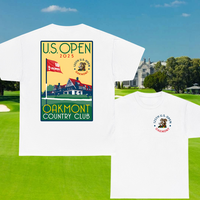 2025 U.S. Open Ahead Oakmont Poster T-Shirt - Trendy Casual Cotton Unisex Tee, Instant Classic Golf Shirt for Men and Women