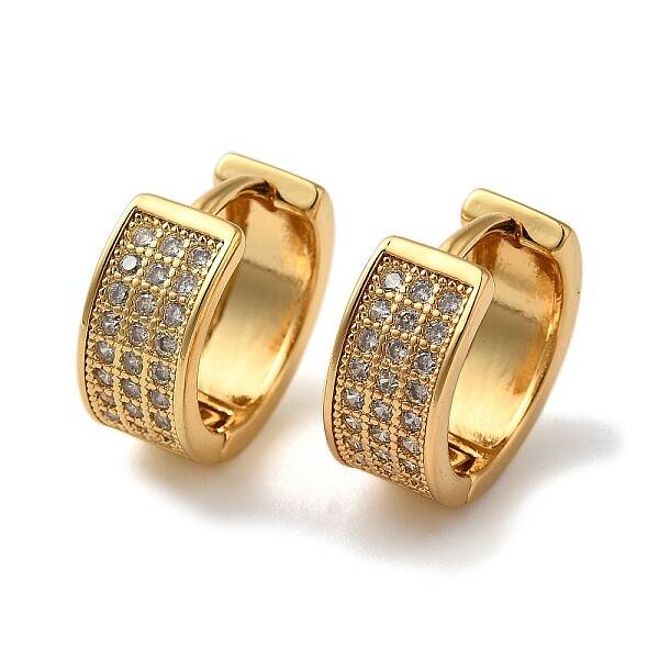 Cubic Zirconia Hoop Earrings