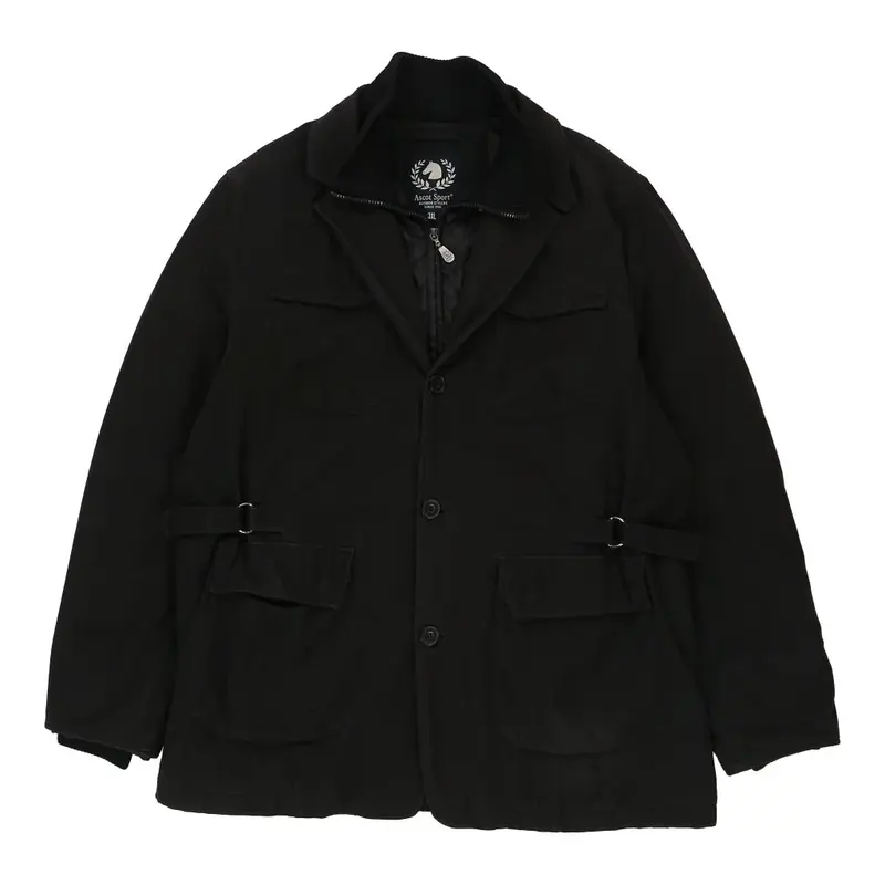 Ascot Sport Jacket - 3XL Black Cotton Blend