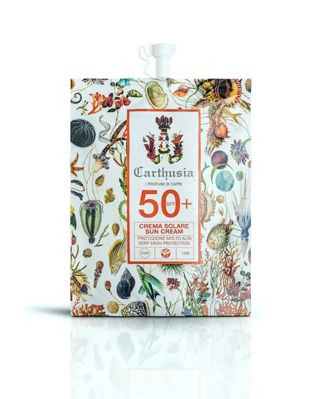 Carthusia A'mmare Sun Cream SPF50+ scented moisturizing 100ml