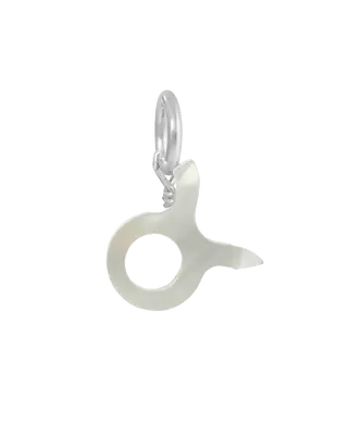 MOP Zodiac Charm | Metal Color: Silver | Sign: Taurus