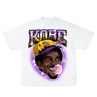 Kobe Bryant Inspired Vintage Graphic T-shirt Heavy Cotton Tee Basketball 90 s Styled Shirt Hiphop Vibes Y2K Aesthetic Throwba...