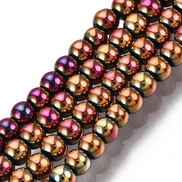 Electroplate Glass Beads Strands