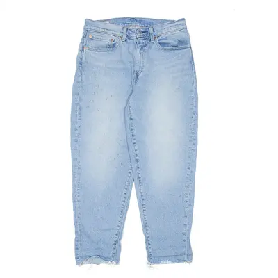 LEVI'S 562 BIG E Jeans Blue Denim Regular Straight Stone Wash Mens W31 L26