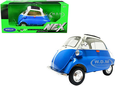 BMW Isetta Blue and White \