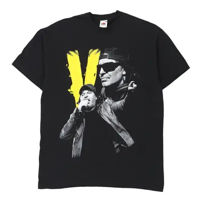 Vasco Rossi Fruit Of The Loom Band T-Shirt - Medium Black Cotton
