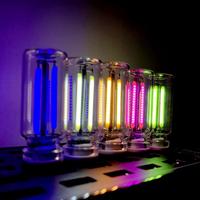 Car USB Night Light Touch Dimmable LED Filament Lamp Portable Lighting Plug and Play Decorative Atmosphere Light for Car Bedr...