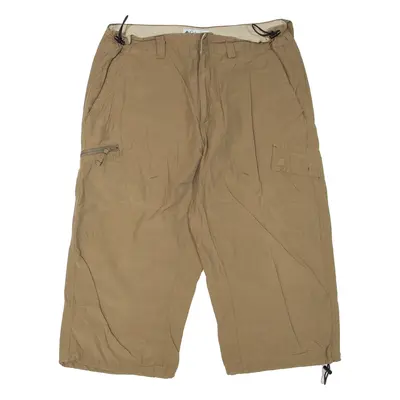 COLUMBIA Mens Cargo Shorts Brown M W30