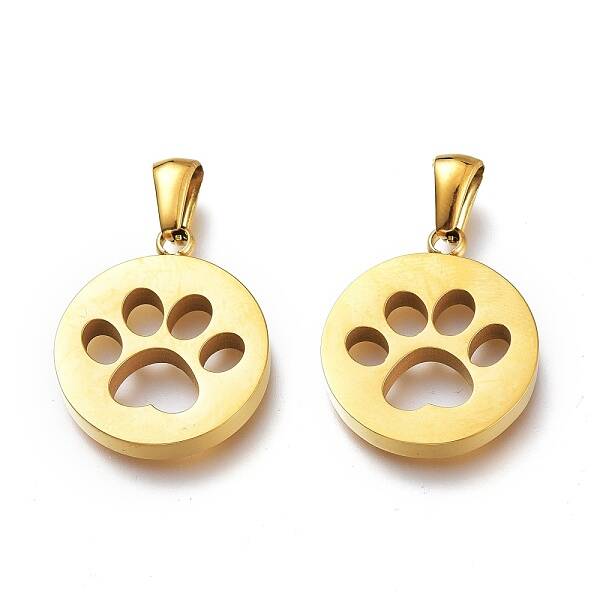 Ion Plating(IP) 304 Stainless Steel Pet Pendants