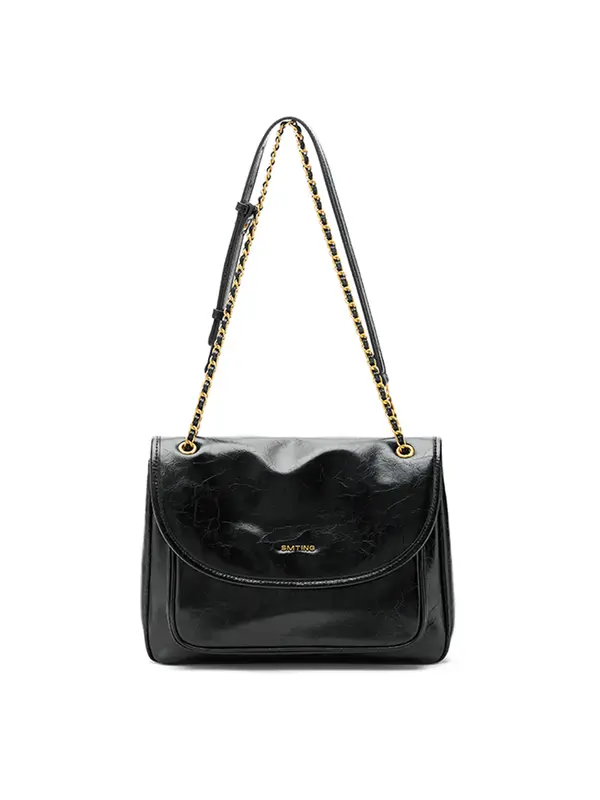 Smting golden chain flap bag