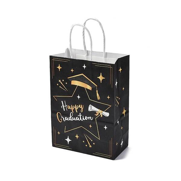 Graduation Theme Rectangle Paper Bags