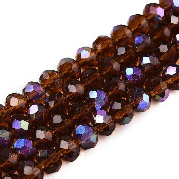 Electroplate Glass Beads Strands