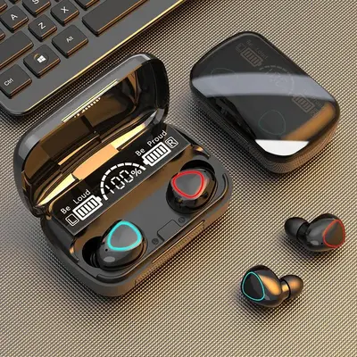 In-ear Design Wireless Earphone, 1 Count Noise Cancelling Headphone with Digital Display Charging Case, Long Standby Earbud...