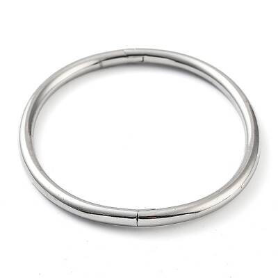 Non-Tarnish 201 Stainless Steel Hinged Bangle