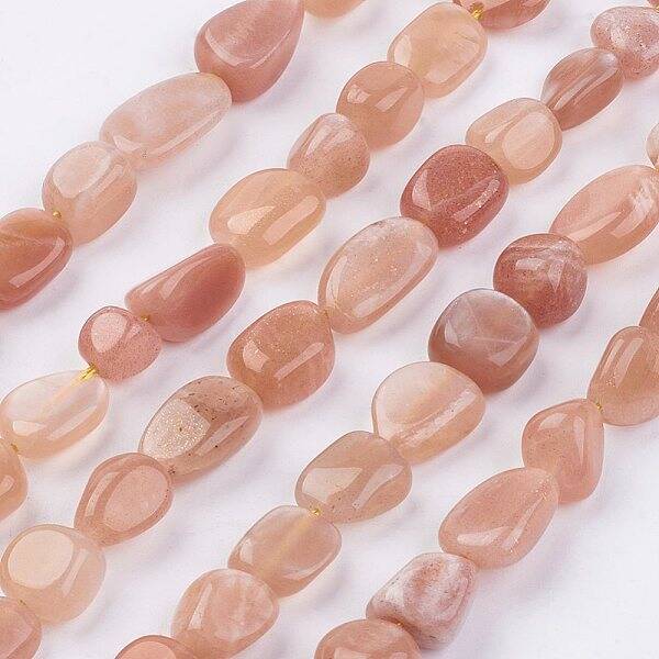 Natural Sunstone Beads Strands