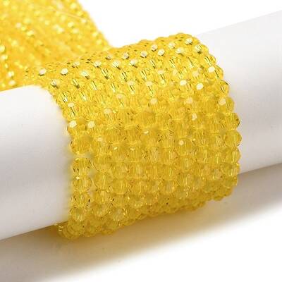 Transparent Glass Beads Strands