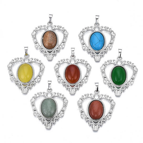 Natural & Synthetic Gemstone Pendants