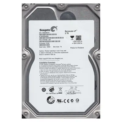 9TN158-301 Seagate 2TB 3Gb/s SATA 5900 3.5-inch 32MB Hard Drive