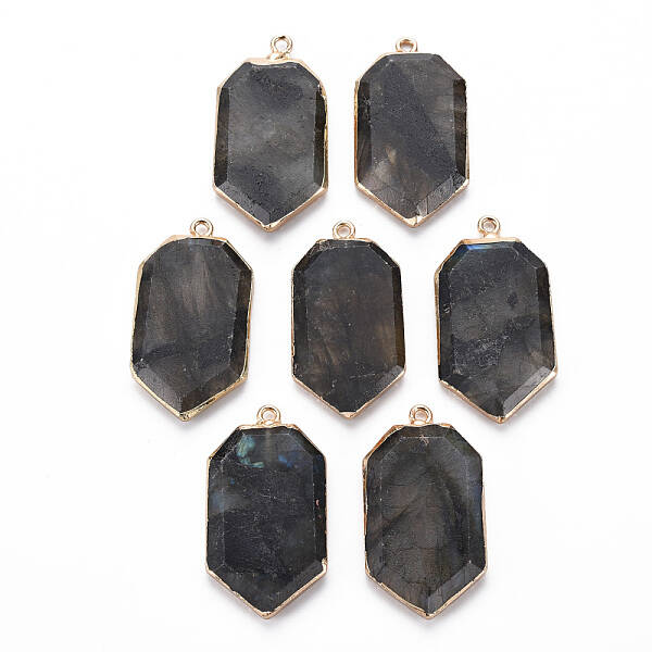 Natural Labradorite Pendants