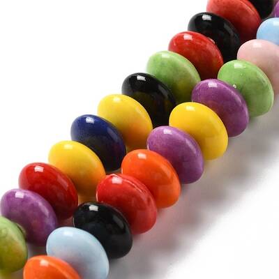 Handmade Pearlized Porcelain Beads