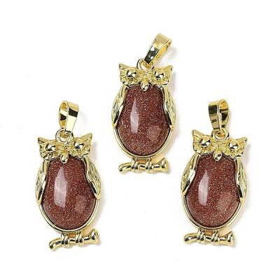 Synthetic Goldstone Pendant