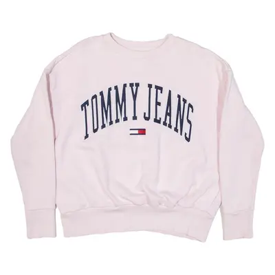 TOMMY HILFIGER Womens Sweatshirt Pink S