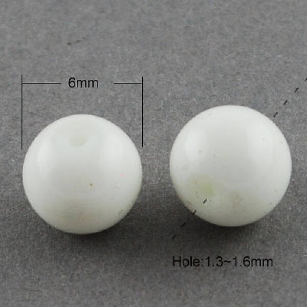 Painted Glass Beads Strands