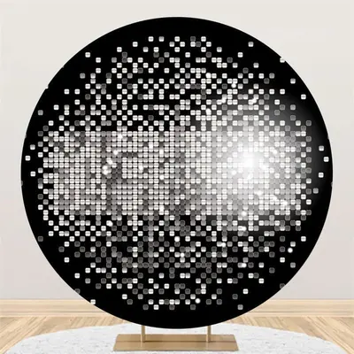 Aperturee Circle Astronaut Rocket Happy Birthday Backdrop | Birthday Round Backdrop Cover | Round Birthday Backdrop Cover | C...