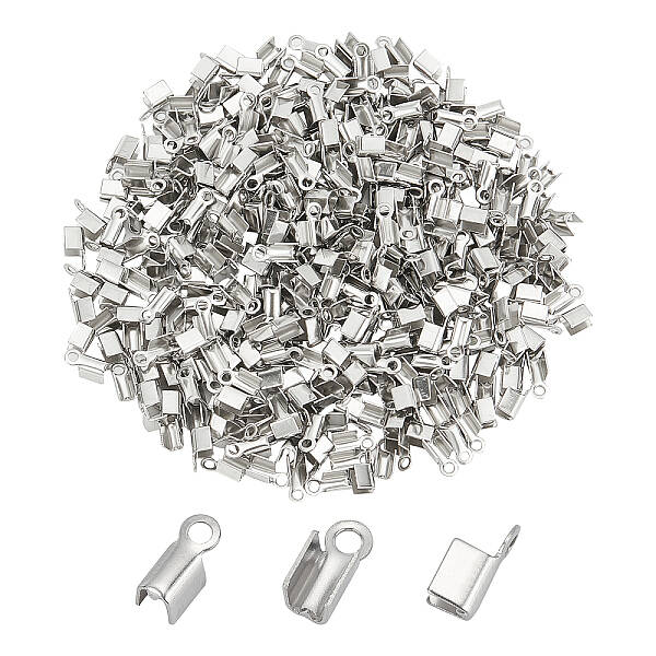 304 Stainless Steel Folding Crimp Ends