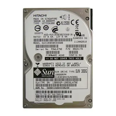 540-7869-01 Sun 300GB 6Gb/s SAS 10000 2.5-inch 16MB Hard Drive